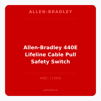 Allen-Bradley 440E Lifeline Cable Pull Safety Switch