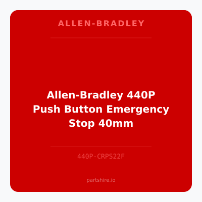 Allen-Bradley 440P Push Button Emergency Stop 40mm