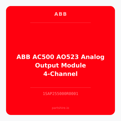 ABB AC500 AO523 Analog Output Module 4-Channel