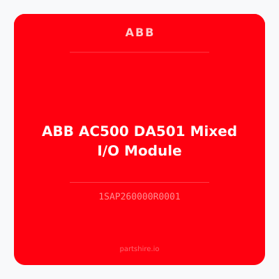 ABB AC500 DA501 Mixed I/O Module