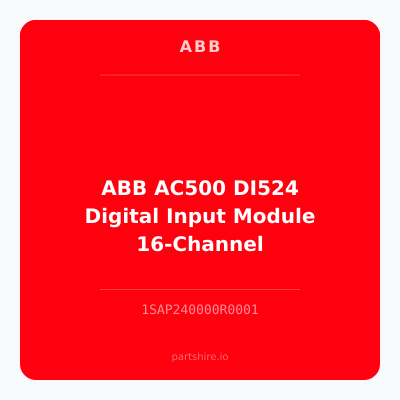 ABB AC500 DI524 Digital Input Module 16-Channel