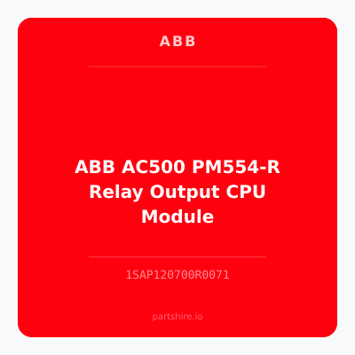 ABB AC500 PM554-R Relay Output CPU Module