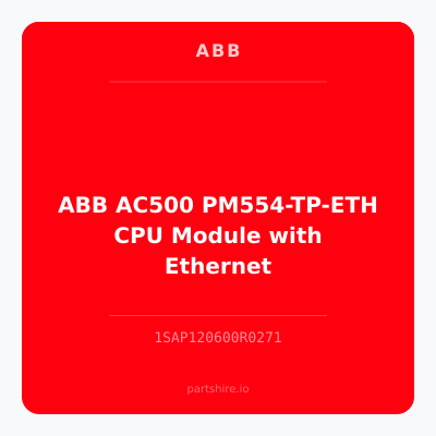 ABB AC500 PM554-TP-ETH CPU Module with Ethernet