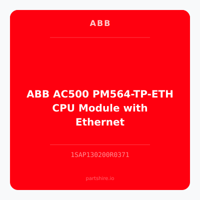 ABB AC500 PM564-TP-ETH CPU Module with Ethernet