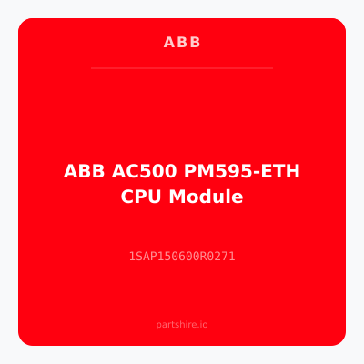 ABB AC500 PM595-ETH CPU Module