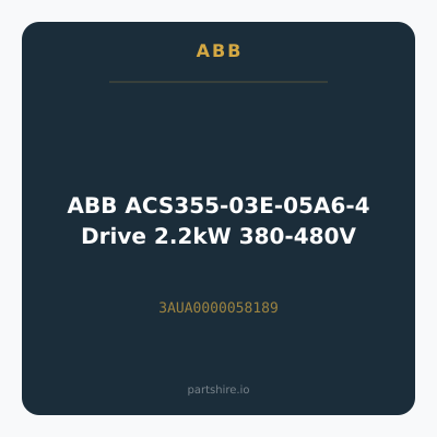 ABB ACS355-03E-05A6-4 Drive 2.2kW 380-480V