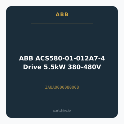 ABB ACS580-01-012A7-4 Drive 5.5kW 380-480V