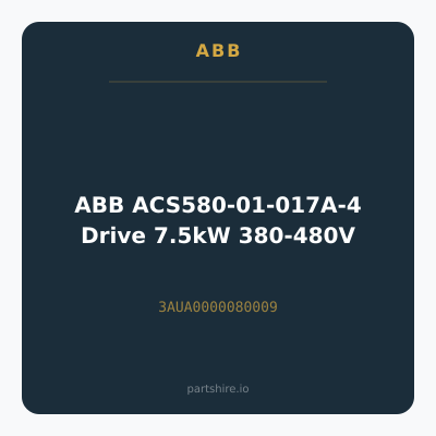 ABB ACS580-01-017A-4 Drive 7.5kW 380-480V