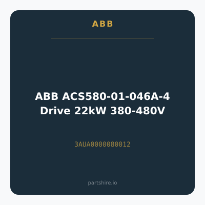 ABB ACS580-01-046A-4 Drive 22kW 380-480V
