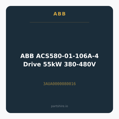 ABB ACS580-01-106A-4 Drive 55kW 380-480V