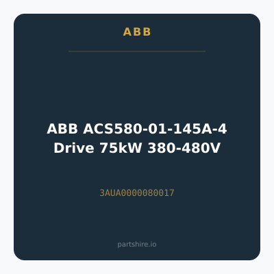 ABB ACS580-01-145A-4 Drive 75kW 380-480V