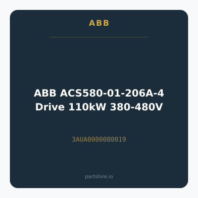 ABB ACS580-01-206A-4 Drive 110kW 380-480V