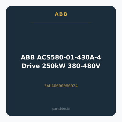 ABB ACS580-01-430A-4 Drive 250kW 380-480V