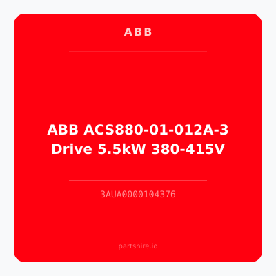 ABB ACS880-01-012A-3 Drive 5.5kW 380-415V