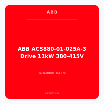 ABB ACS880-01-025A-3 Drive 11kW 380-415V