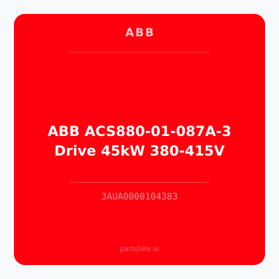 ABB ACS880-01-087A-3 Drive 45kW 380-415V