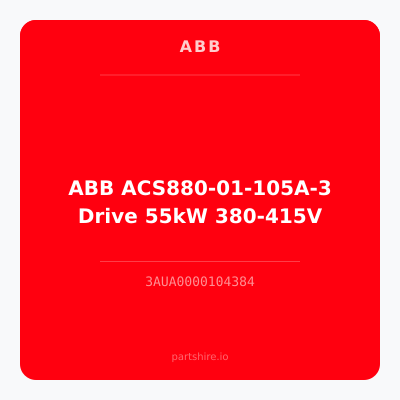 ABB ACS880-01-105A-3 Drive 55kW 380-415V