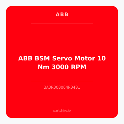 ABB BSM Servo Motor 10 Nm 3000 RPM
