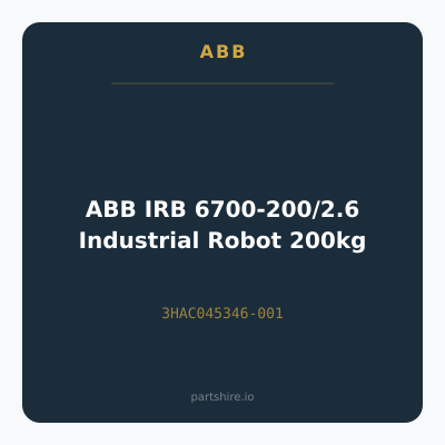 ABB IRB 6700-200/2.6 Industrial Robot 200kg