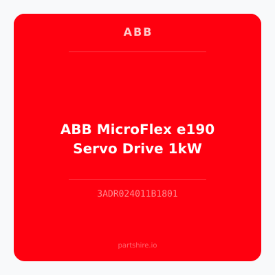 ABB MicroFlex e190 Servo Drive 1kW