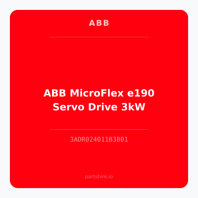 ABB MicroFlex e190 Servo Drive 3kW