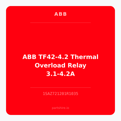 ABB TF42-4.2 Thermal Overload Relay 3.1-4.2A