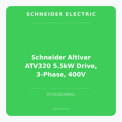 Schneider Altivar ATV320 5.5kW Drive, 3-Phase, 400V