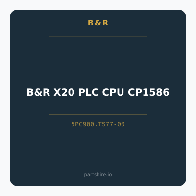 B&R X20 PLC CPU CP1586