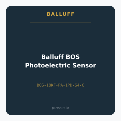 Balluff BOS Photoelectric Sensor
