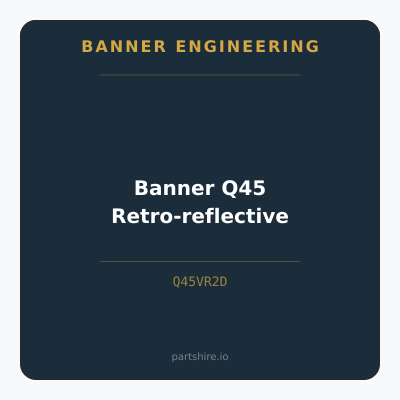Banner Q45 Retro-reflective