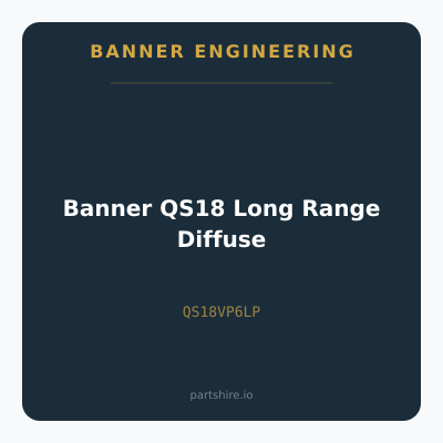 Banner QS18 Long Range Diffuse
