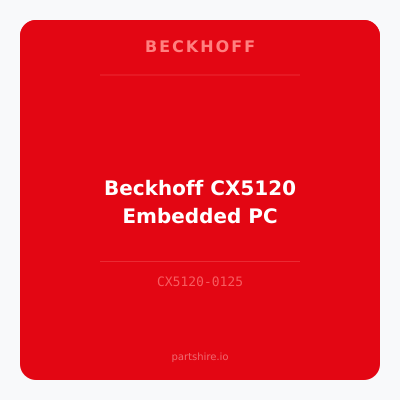 Beckhoff CX5120 Embedded PC