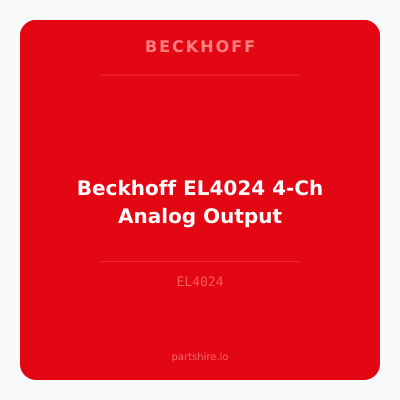 Beckhoff EL4024 4-Ch Analog Output
