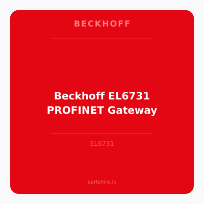 Beckhoff EL6731 PROFINET Gateway