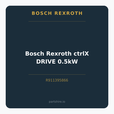 Bosch Rexroth ctrlX DRIVE 0.5kW