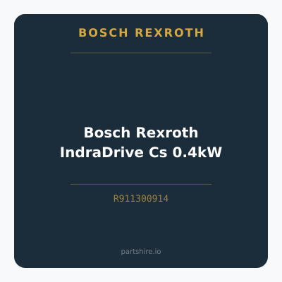 Bosch Rexroth IndraDrive Cs 0.4kW