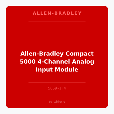 Allen-Bradley Compact 5000 4-Channel Analog Input Module