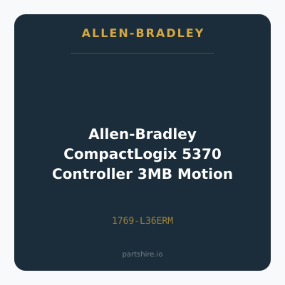 Allen-Bradley CompactLogix 5370 Controller 3MB Motion