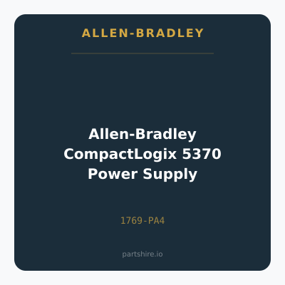 Allen-Bradley CompactLogix 5370 Power Supply