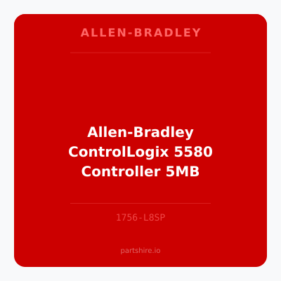 Allen-Bradley ControlLogix 5580 Controller 5MB