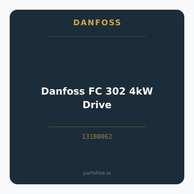 Danfoss FC 302 4kW Drive