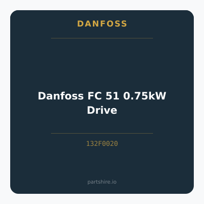 Danfoss FC 51 0.75kW Drive