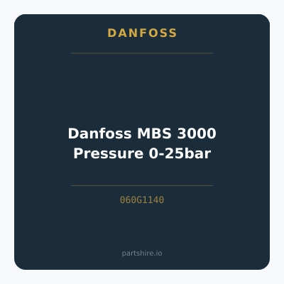 Danfoss MBS 3000 Pressure 0-25bar