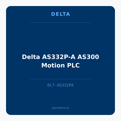 Delta AS332P-A AS300 Motion PLC