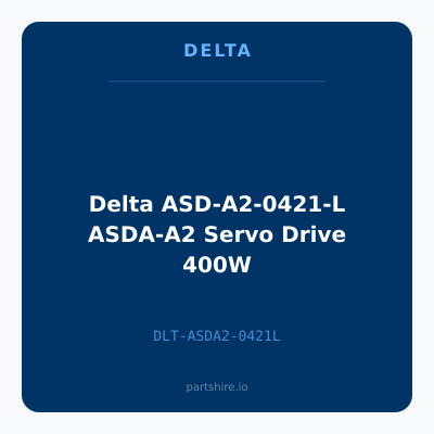 Delta ASD-A2-0421-L ASDA-A2 Servo Drive 400W