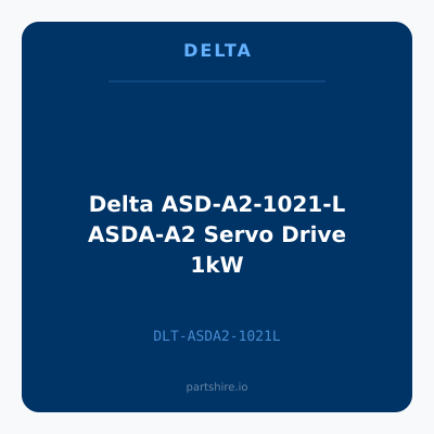 Delta ASD-A2-1021-L ASDA-A2 Servo Drive 1kW