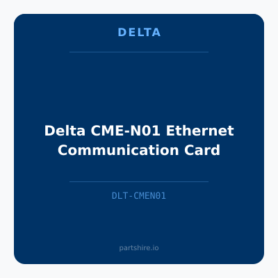 Delta CME-N01 Ethernet Communication Card
