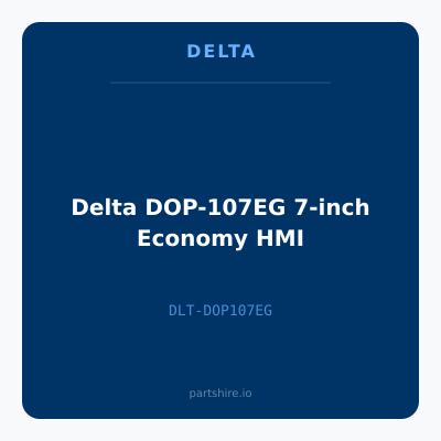 Delta DOP-107EG 7-inch Economy HMI
