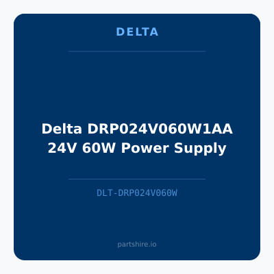 Delta DRP024V060W1AA 24V 60W Power Supply