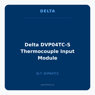 Delta DVP04TC-S Thermocouple Input Module